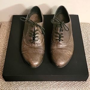 Born Metallic Brown Flats